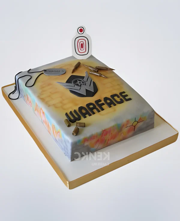 Торт Warface из мастики Фото
