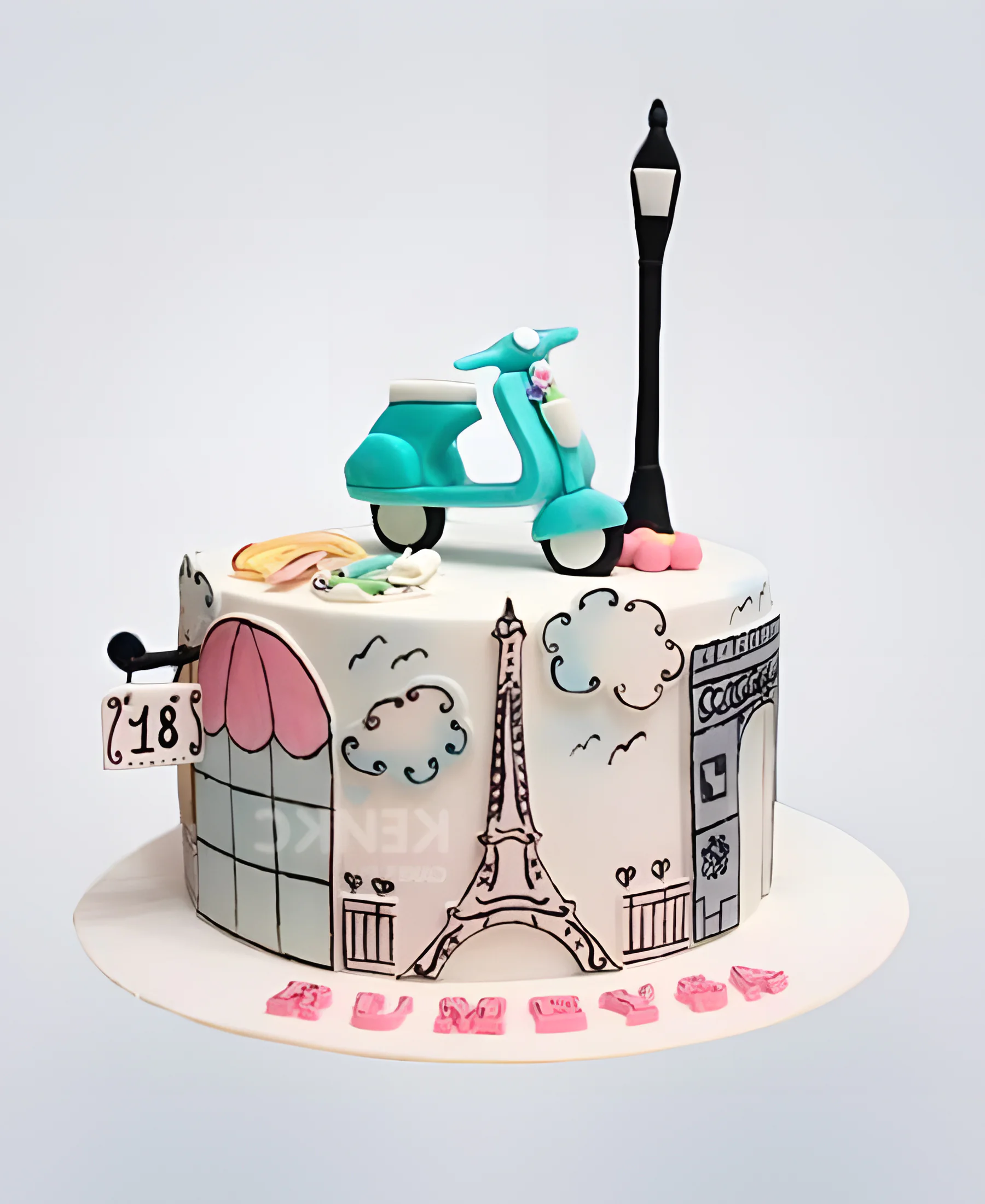 Торт в стиле Париж Фото