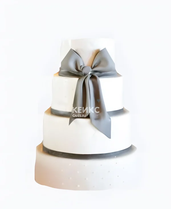 Нежный торт с бусинками Фото