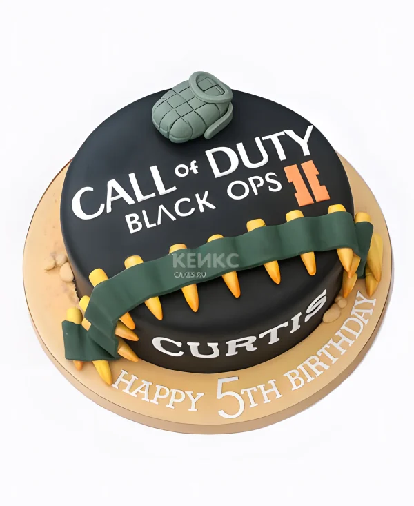 Торт Call of Duty на день рождение Фото