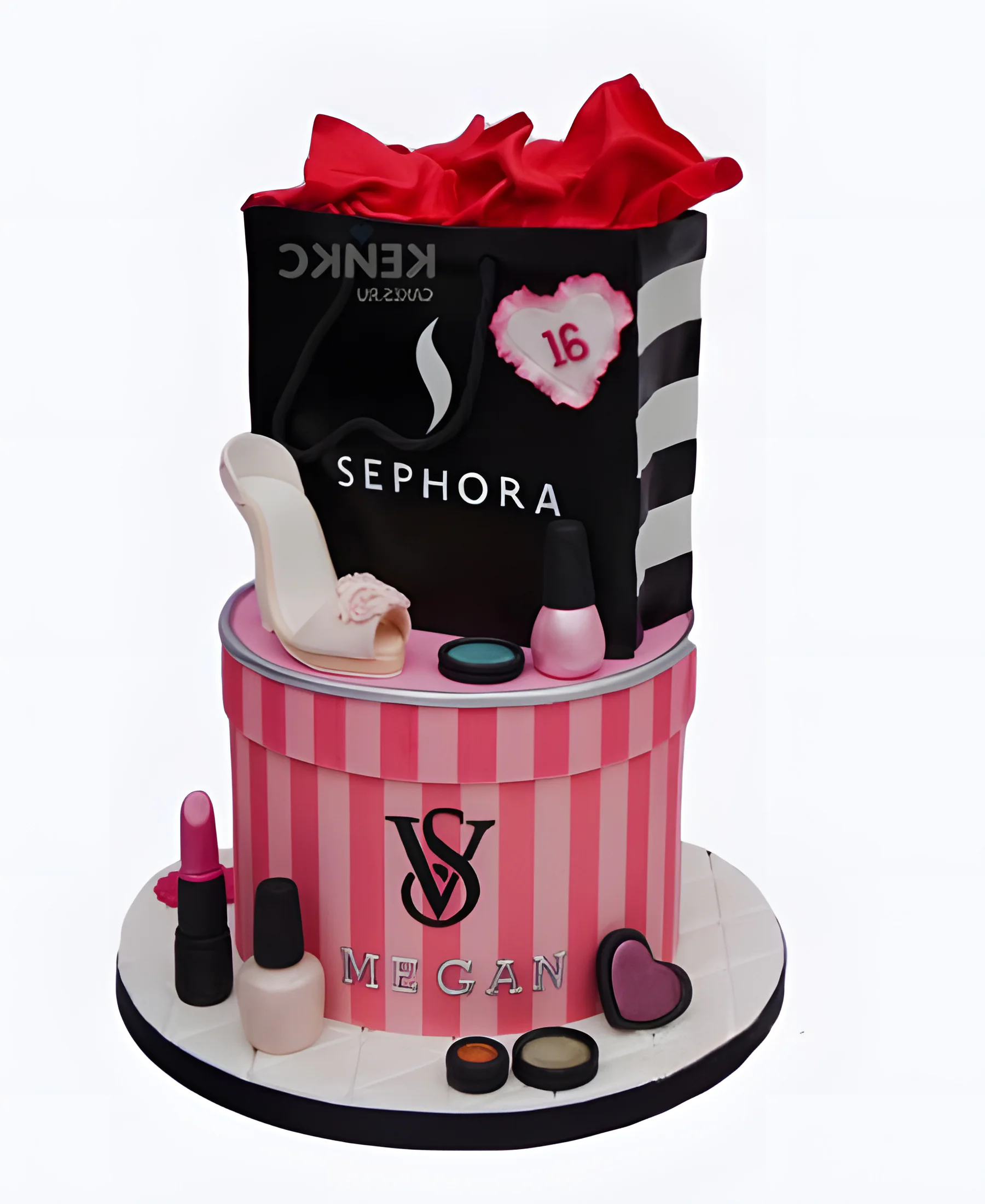 Стильный торт в стиле Victoria’s Secret Фото