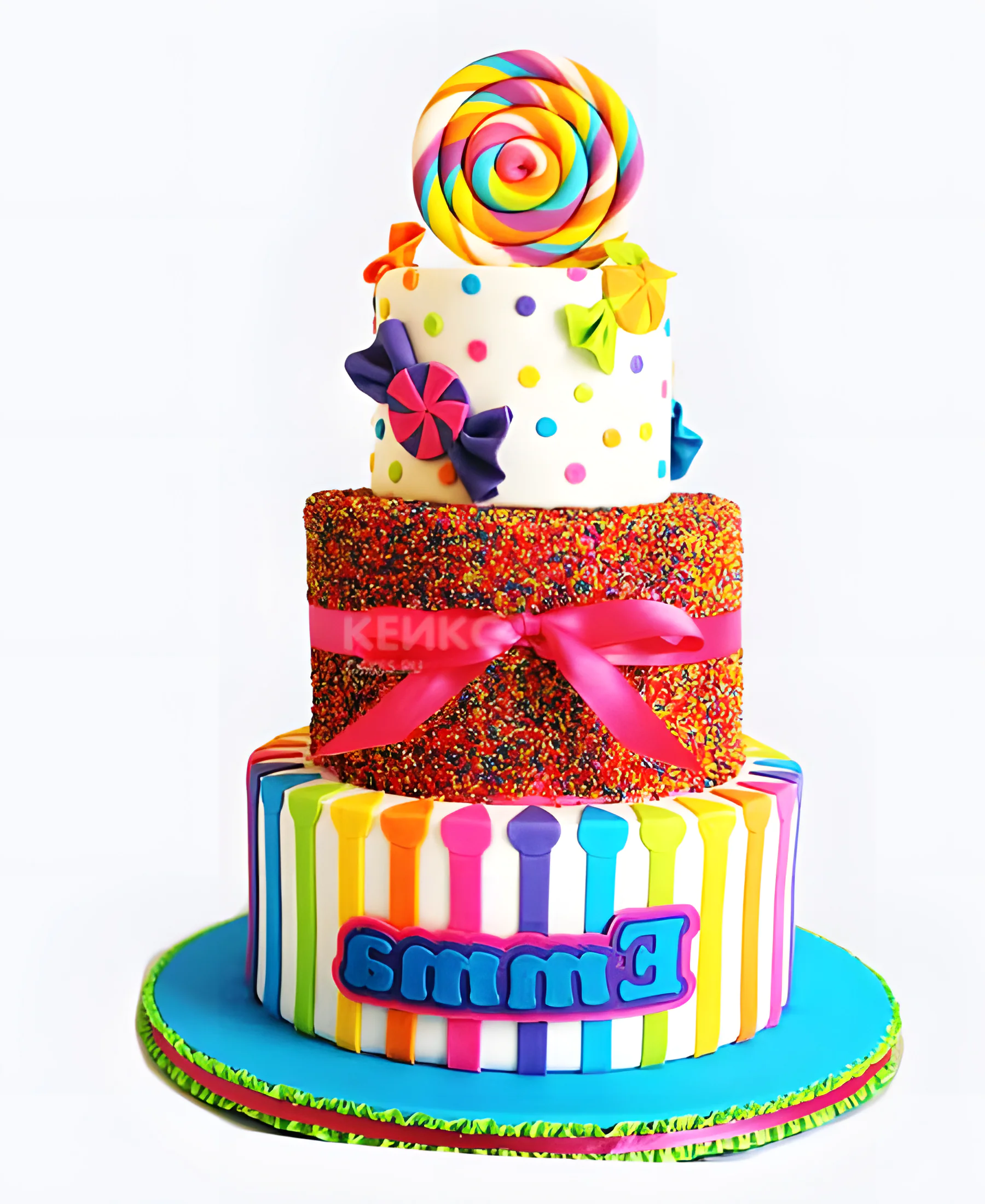 Двухъярусный торт на день рождения девочке 16 Фото