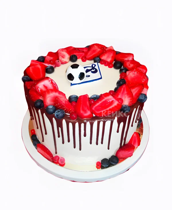 Торт Динамо с ягодным ассорти Фото