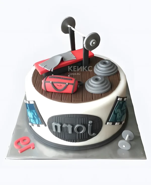 Торт для бодибилдера Фото