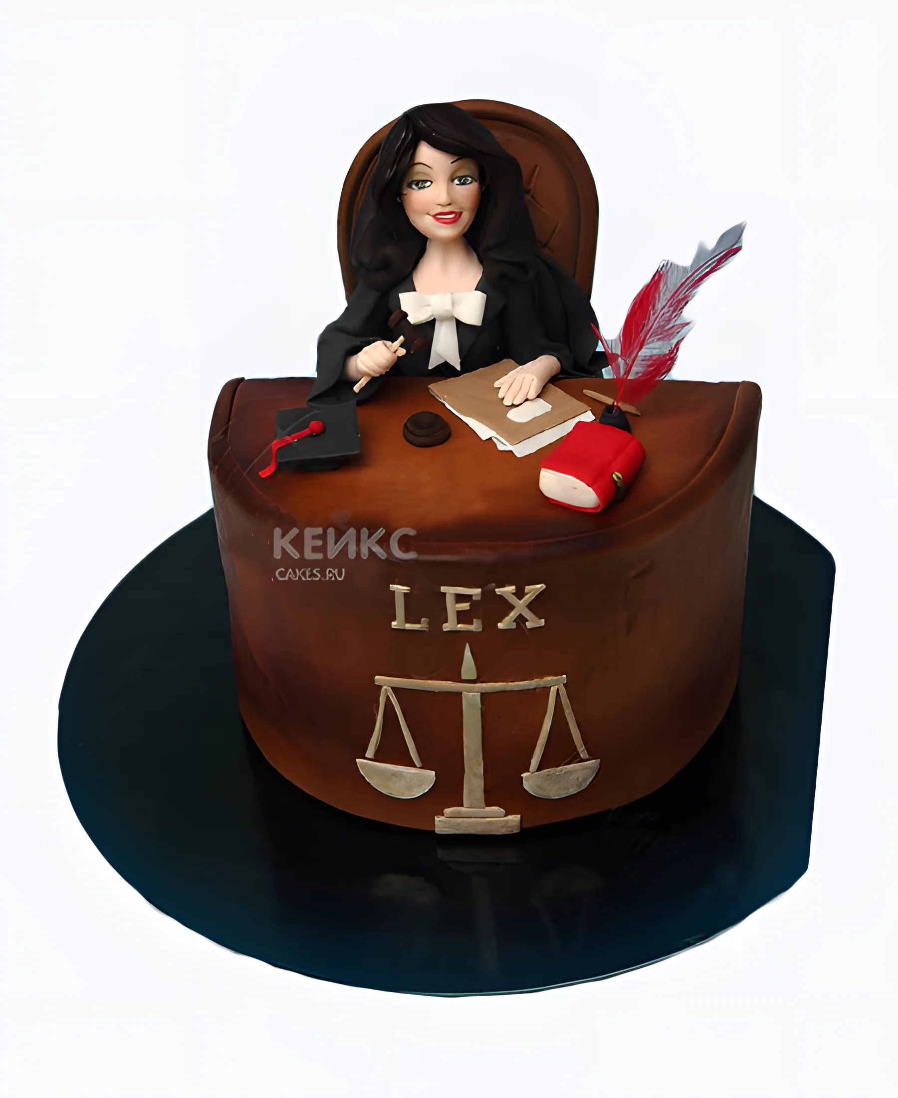 Торт судье женщине на день рождения Фото