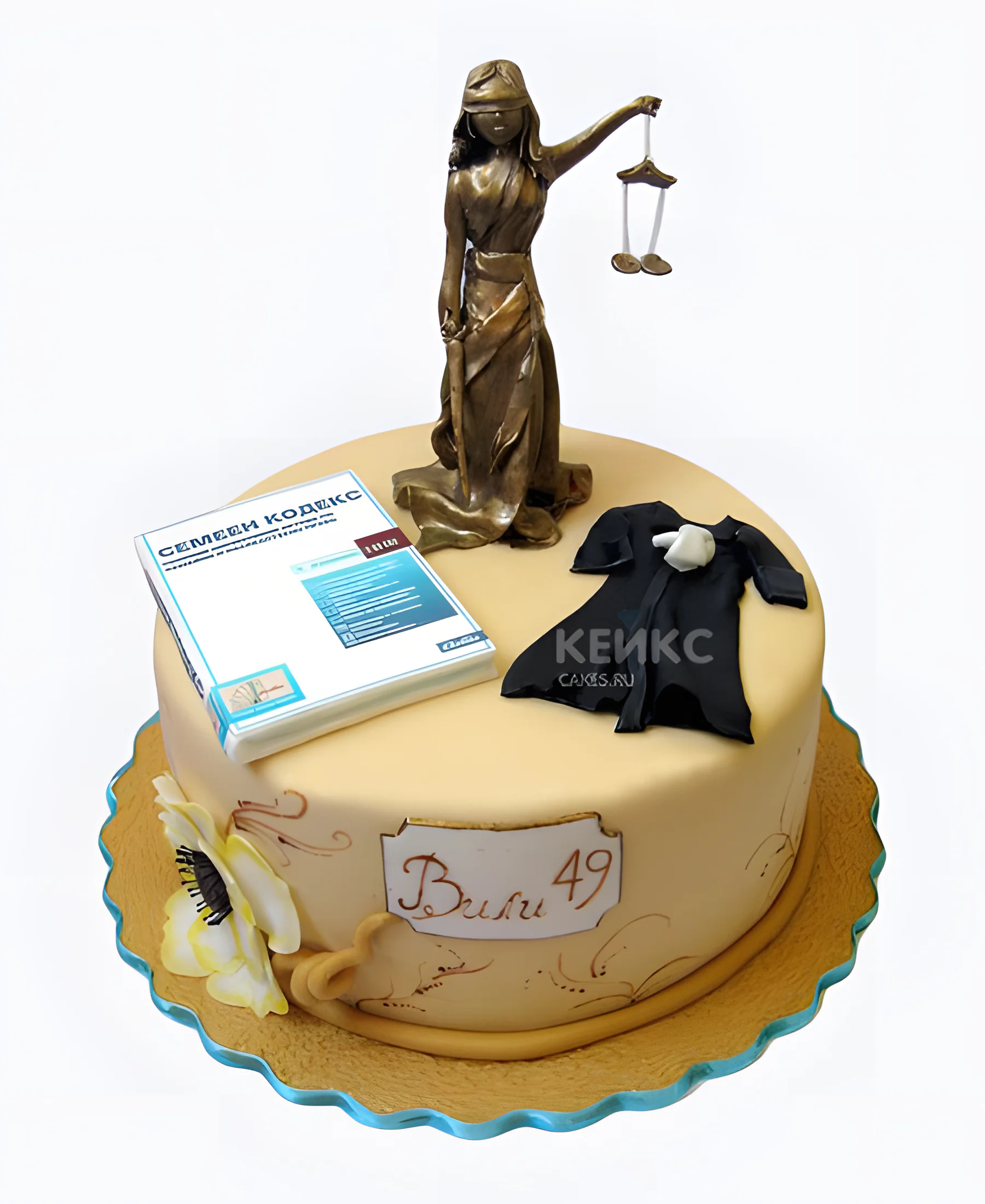 Торт с Фемидой Фото