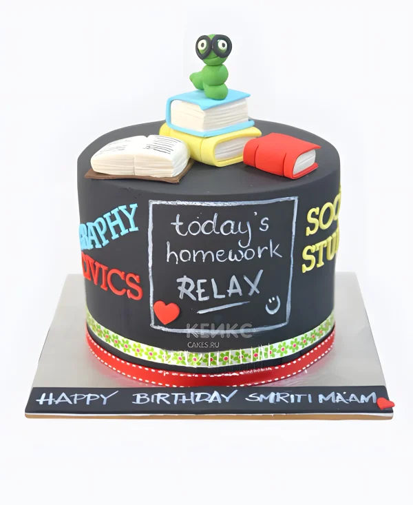 Милый торт учителю физики Фото