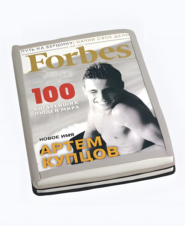 Красивый торт в виде журнала Фото