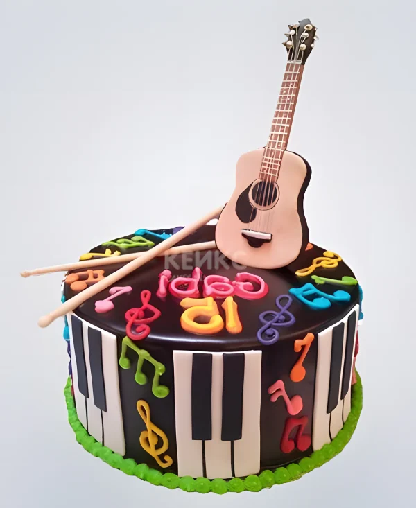 Торт Гитара 3 Фото