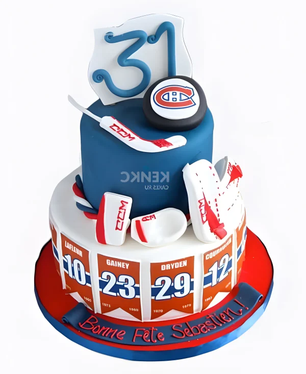 Торт тренеру по хоккею Фото