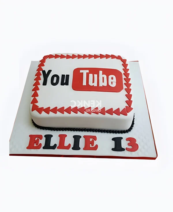 Торт ютуб для девочки Фото