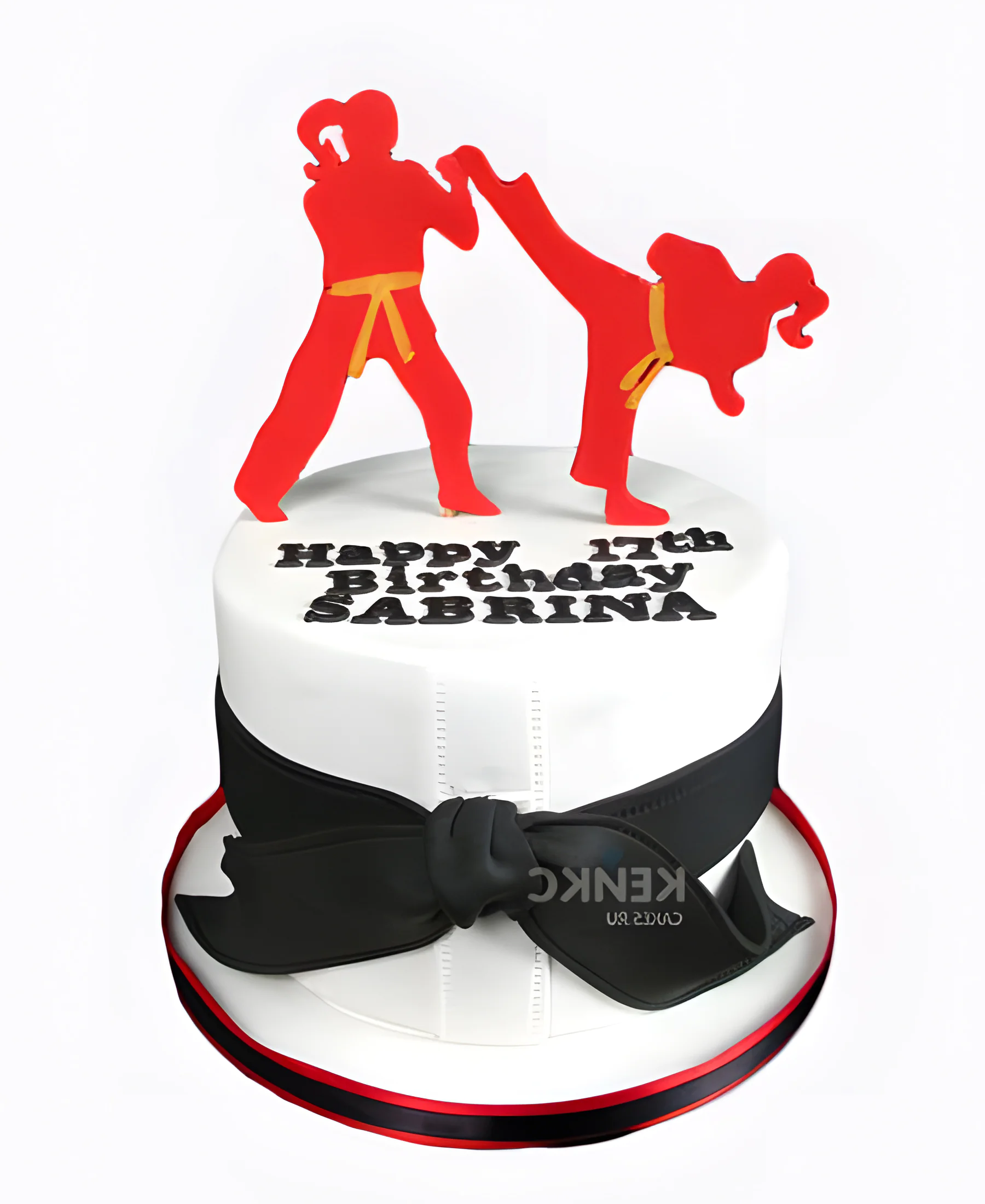 Торт на тему карате Фото