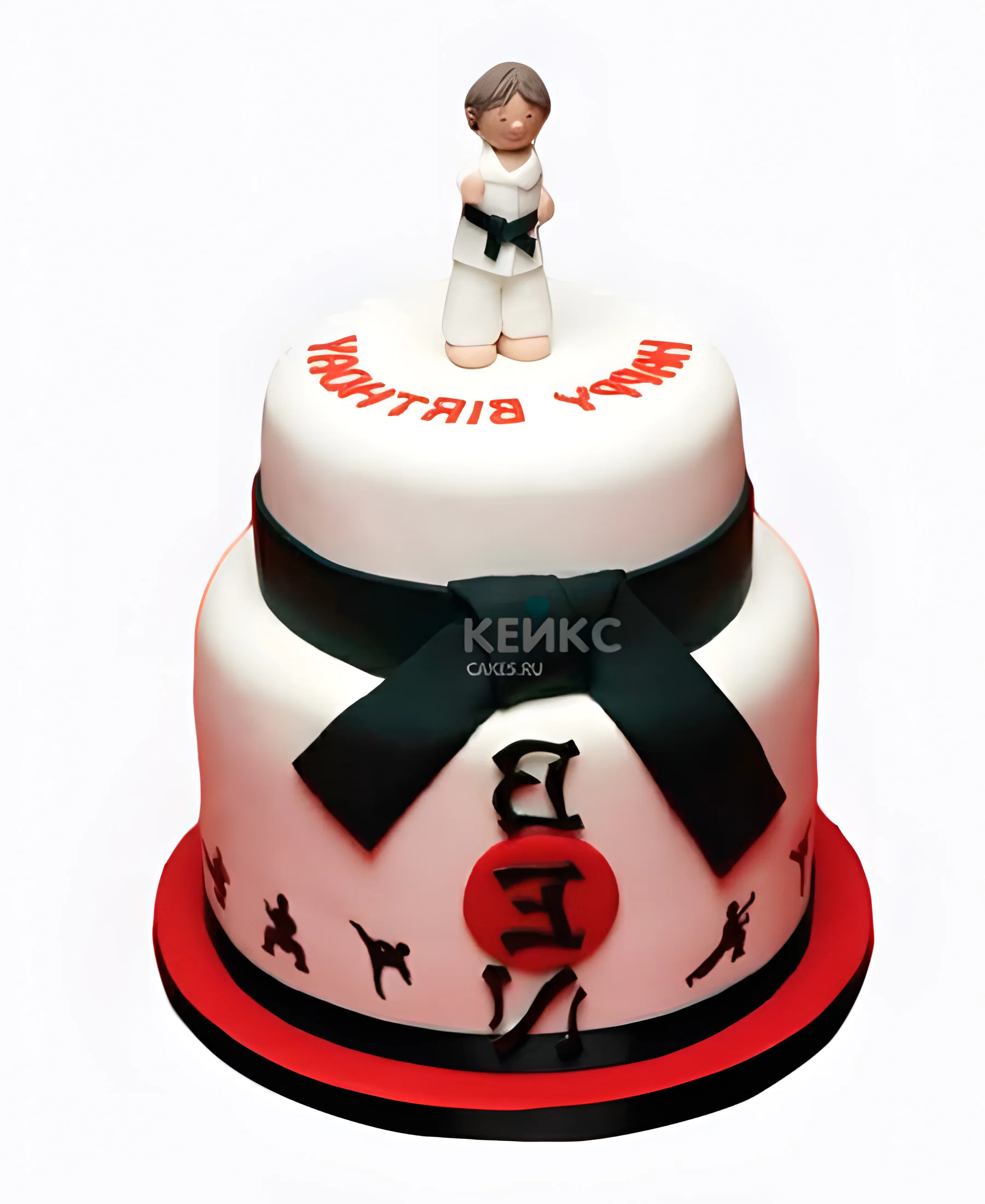 Торт на день рождения каратисту Фото