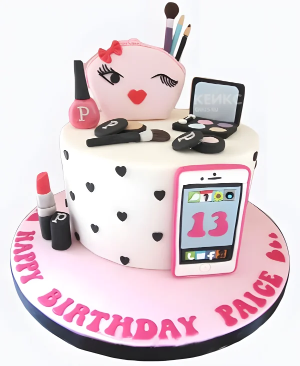 Торт косметика для девочки 13 лет Фото