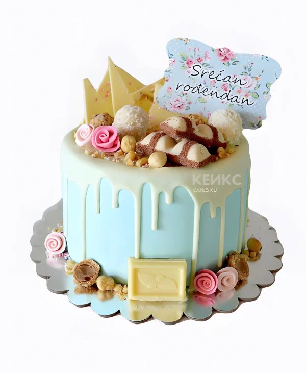 Торт крестной Фото