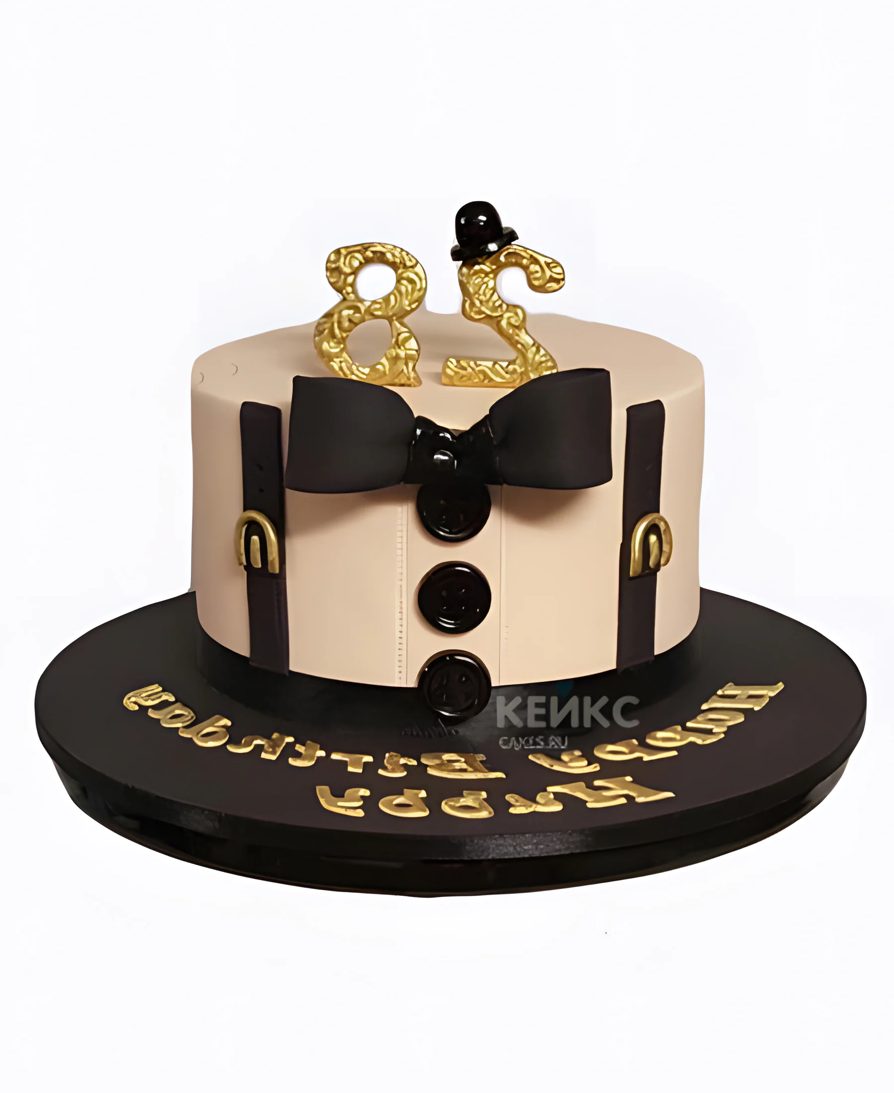 Торт с бантом на 28 лет парню Фото