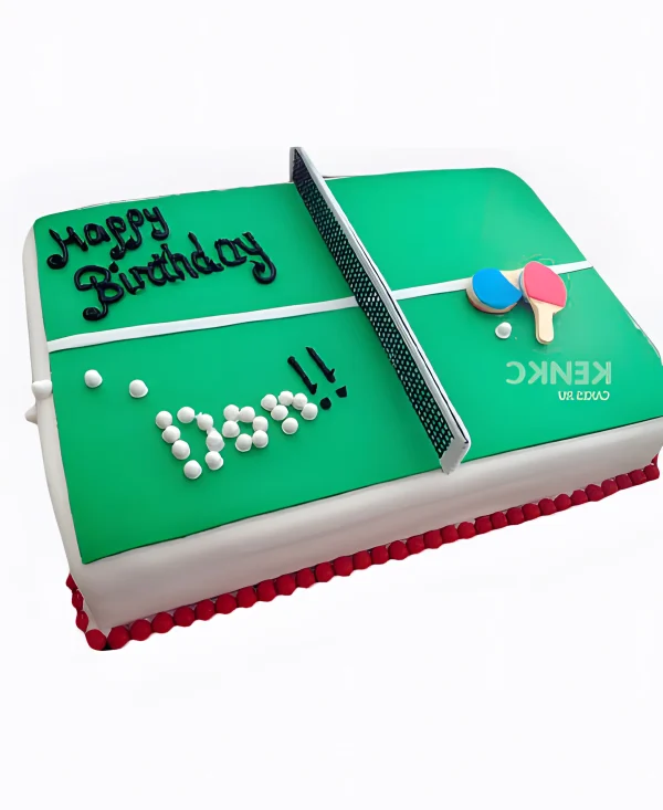 Торт настольный теннис Фото