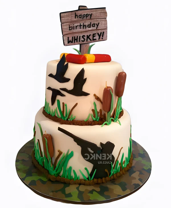 Торт для мужчины охотника Фото