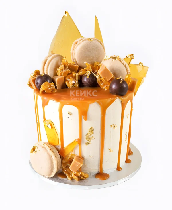 Торт осень без мастики Фото