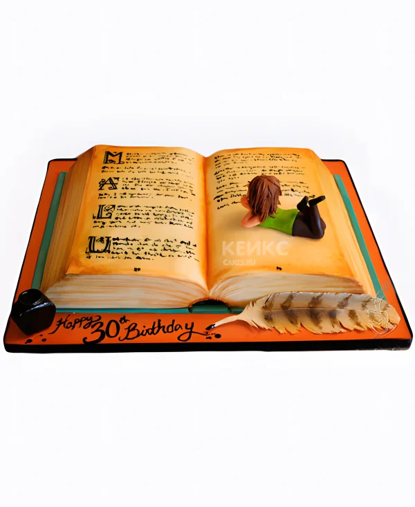 Торт необычный с фигурками Фото