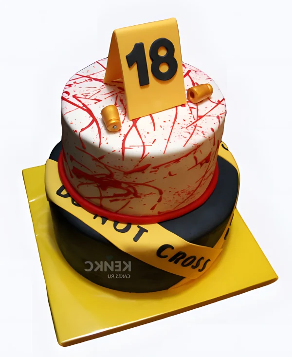 Двухъярусный торт на 18 лет парню Фото