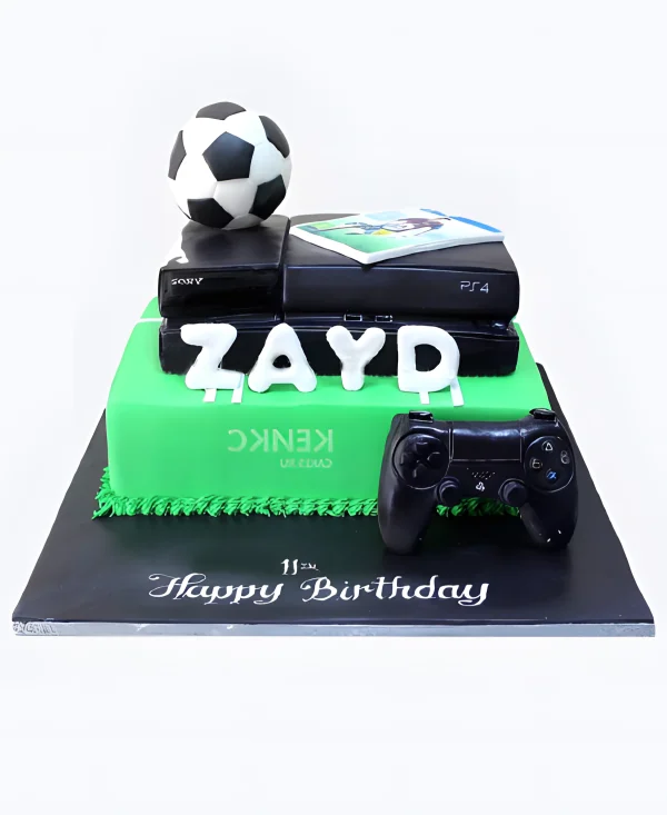 Торт в виде приставки на 20 лет сыну Фото