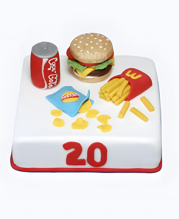 Торт на 20 лет парню Фото