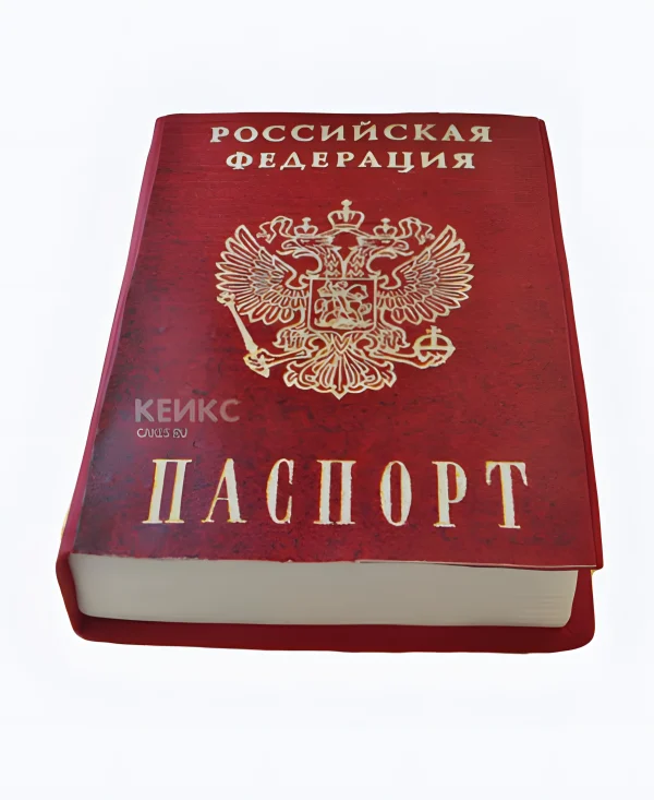 Торт в виде паспорта гражданина РФ Фото