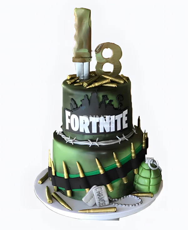 Торт в стиле Фортнайт Фото