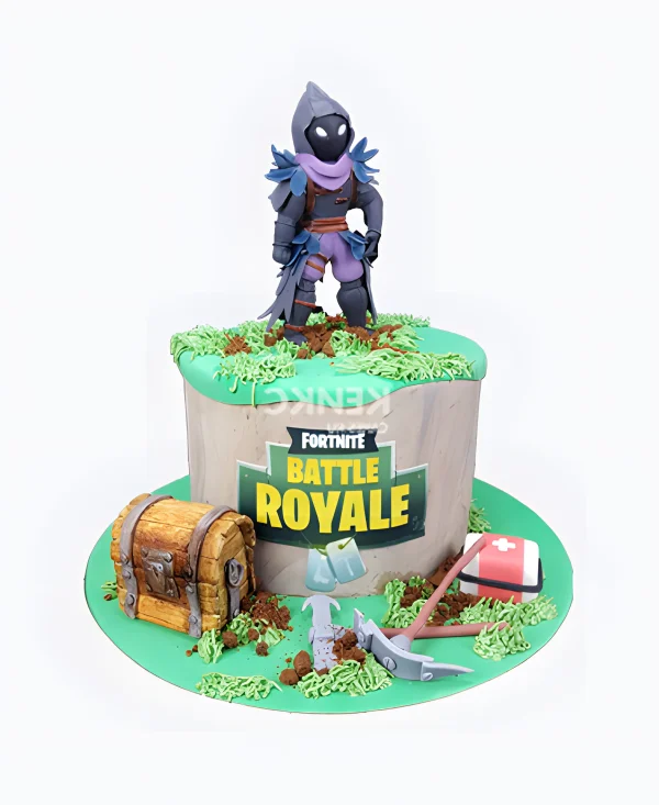 Торт Фортнайт с мастикой Фото