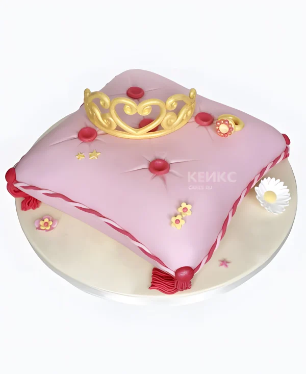 Торт подушка из мастики Фото