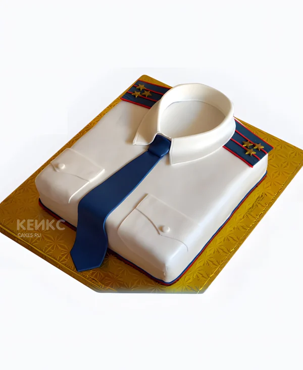 Торт в виде полицейской формы Фото