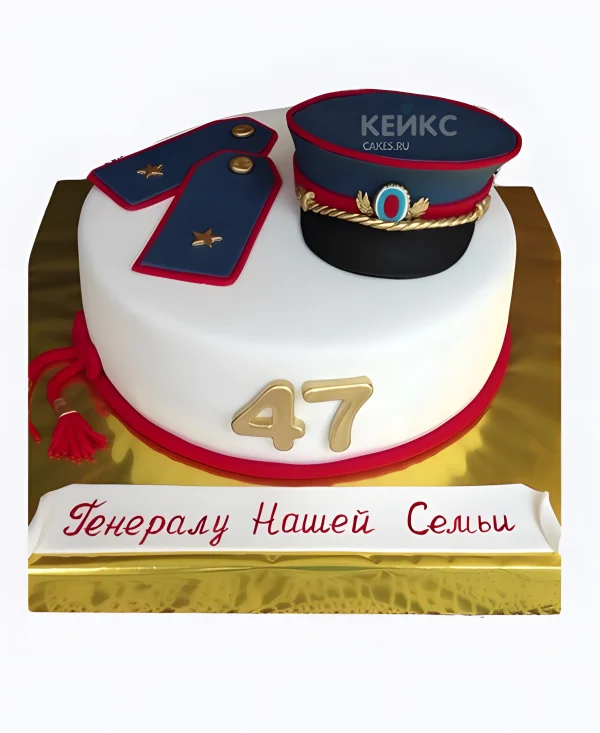 Торт полицейская фуражка Фото