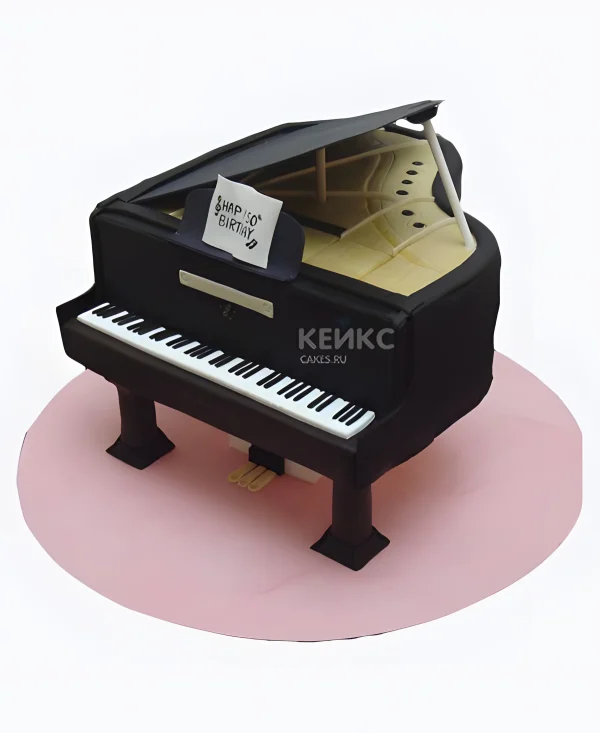 Торт рояль с розовой подложкой Фото