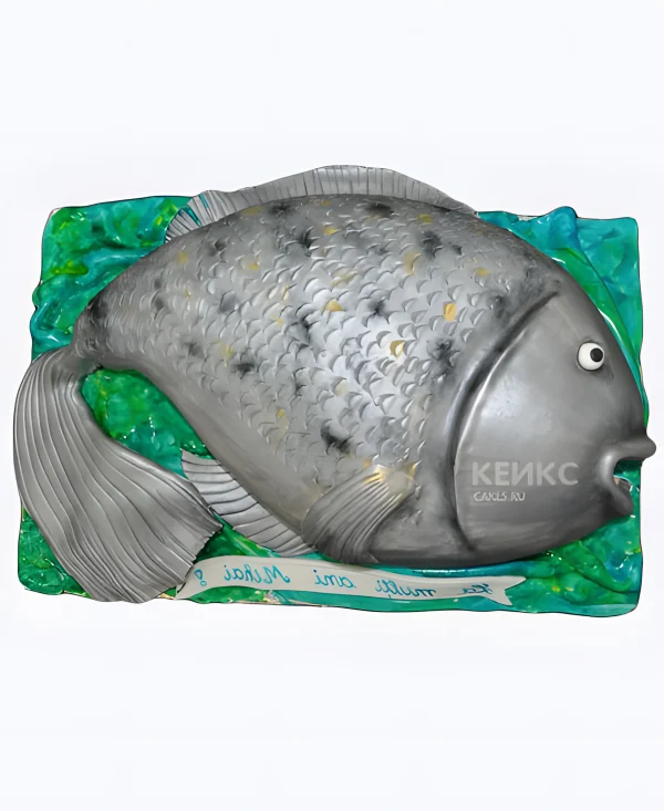 3D торт в виде рыбы Фото