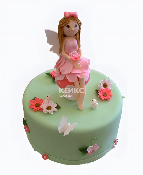 Торт для девочки Фея Фото