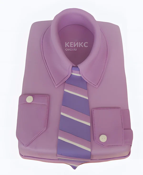 Торт с галстуком и кармашками Фото