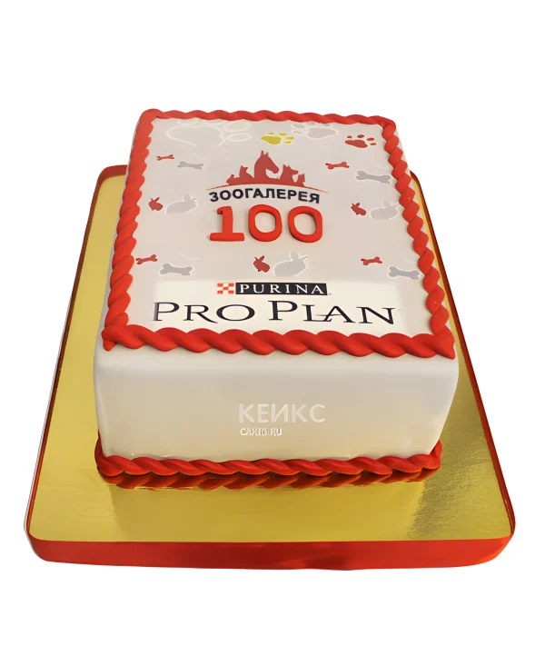 Торт с логотипом и фотопечатью на корпоратив Фото