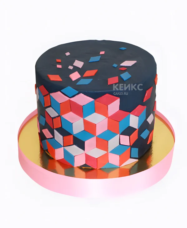 Торт с мастикой Фото