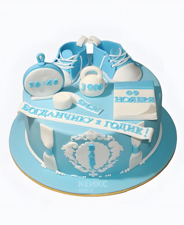 Торт поздравление с рождением мальчика Фото