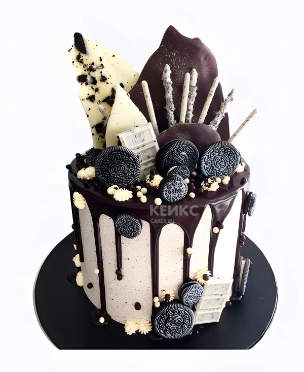 Торт для сладкоежек с орео и шоколадом Фото