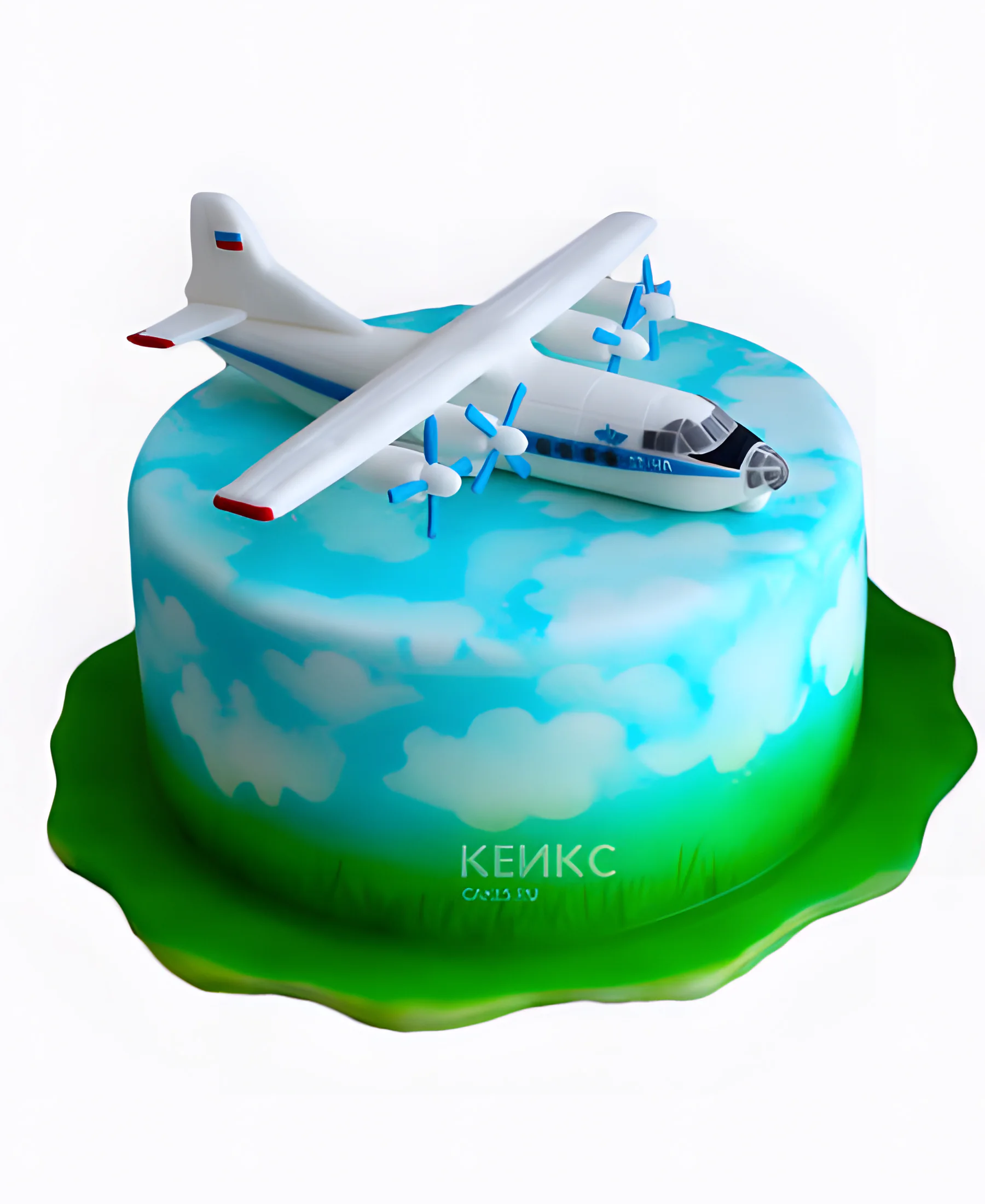 Торт самолёт на день рождение мальчика Фото