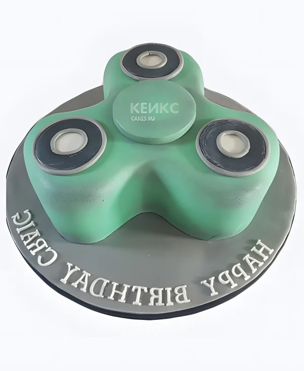 Зеленый торт спиннер Фото