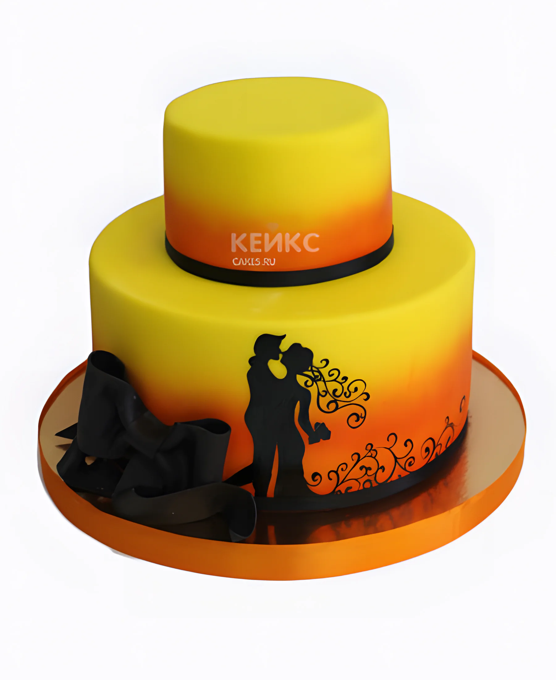 Торт свадебный оригинальный Фото