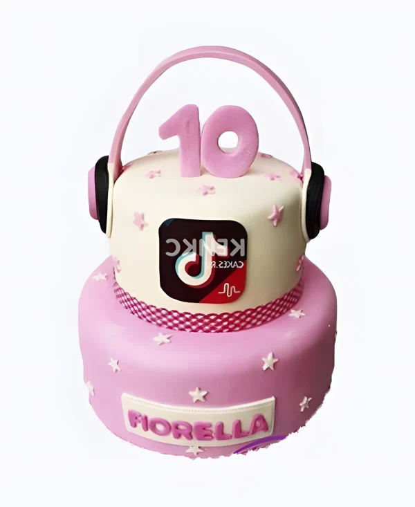 Тик ток торт для девочки Фото