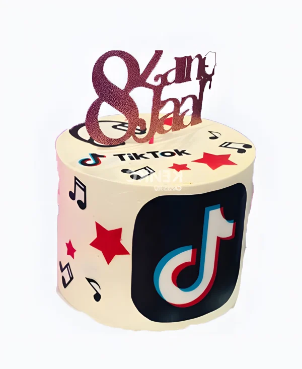 Торт Tik Tok для девочки Фото