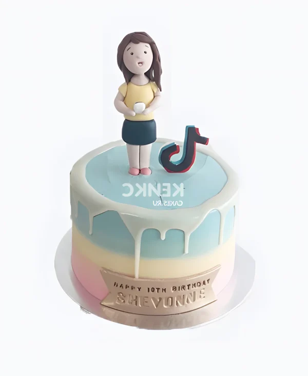 Тик Ток торт на день рождения девочке Фото