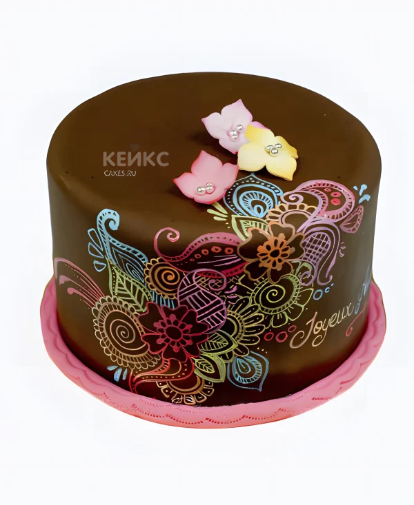 Индийский торт на день рождения Фото