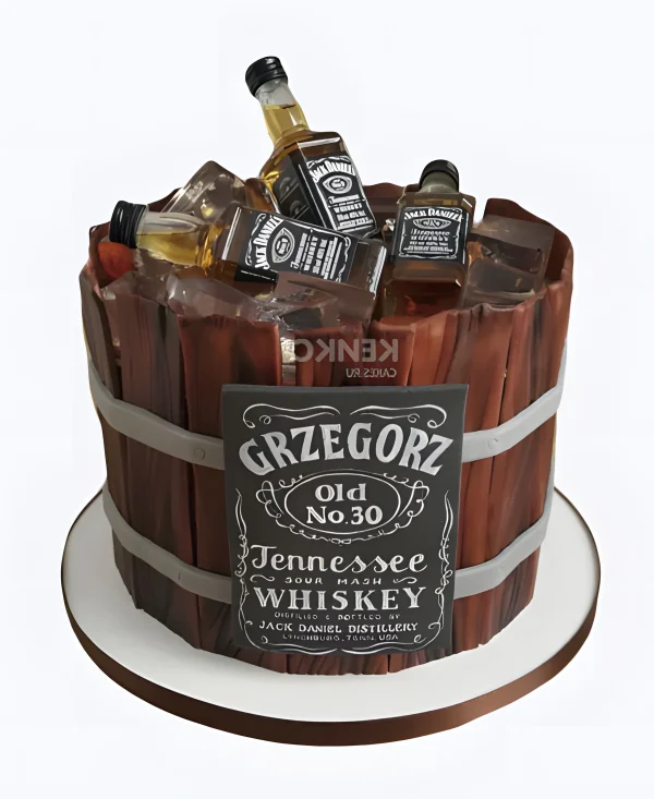 Торт виски джек дениелс мужчине на день рождения Фото