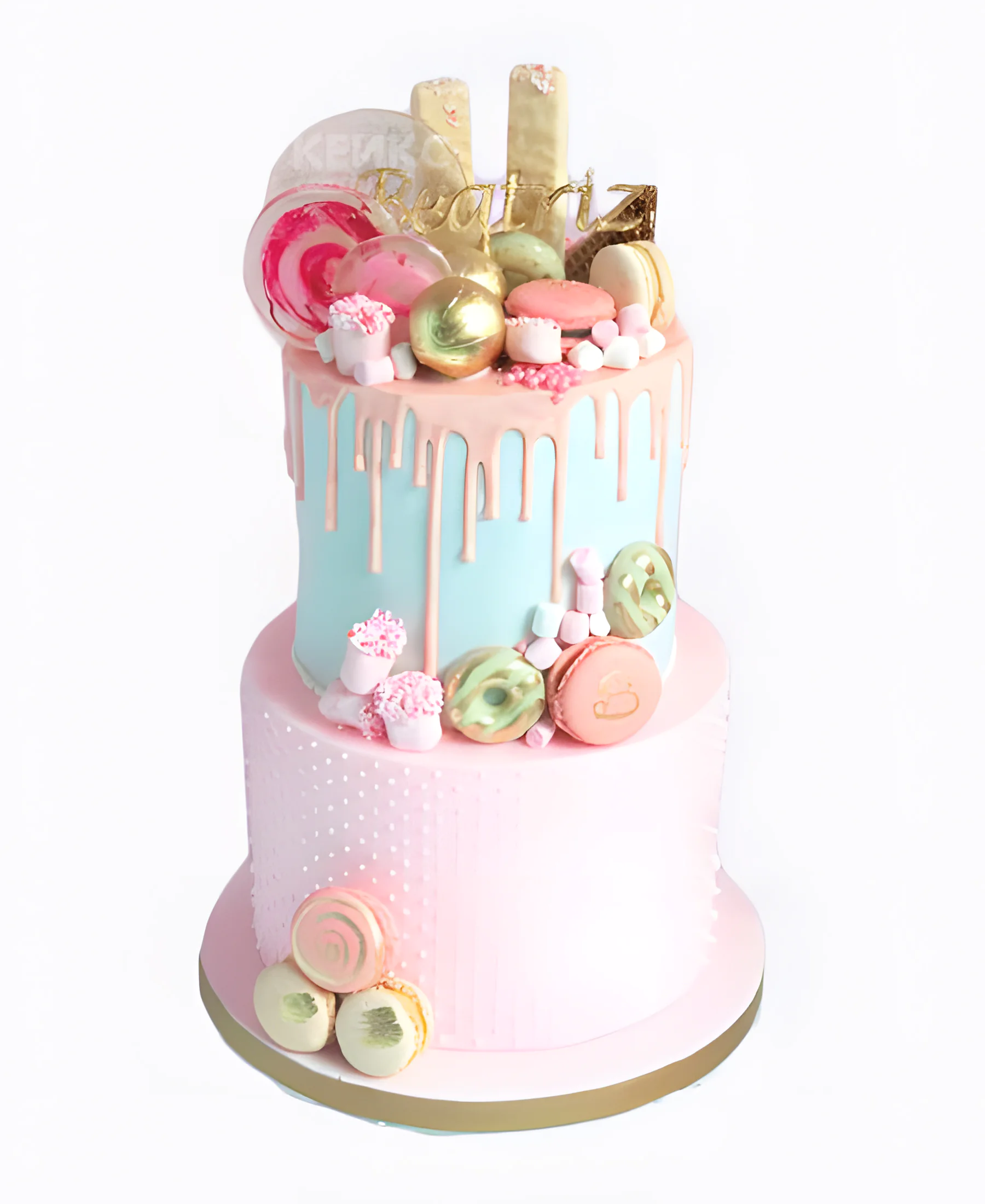 Розовый торт на день рождения девушке 27 лет Фото